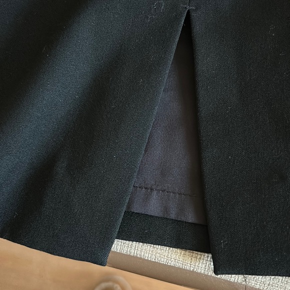 Express pencil skirt with peplum ruffle. Black. Excellent used condition. - Picture 9 of 9